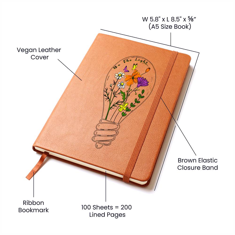 Be the Light  Notebook Journal