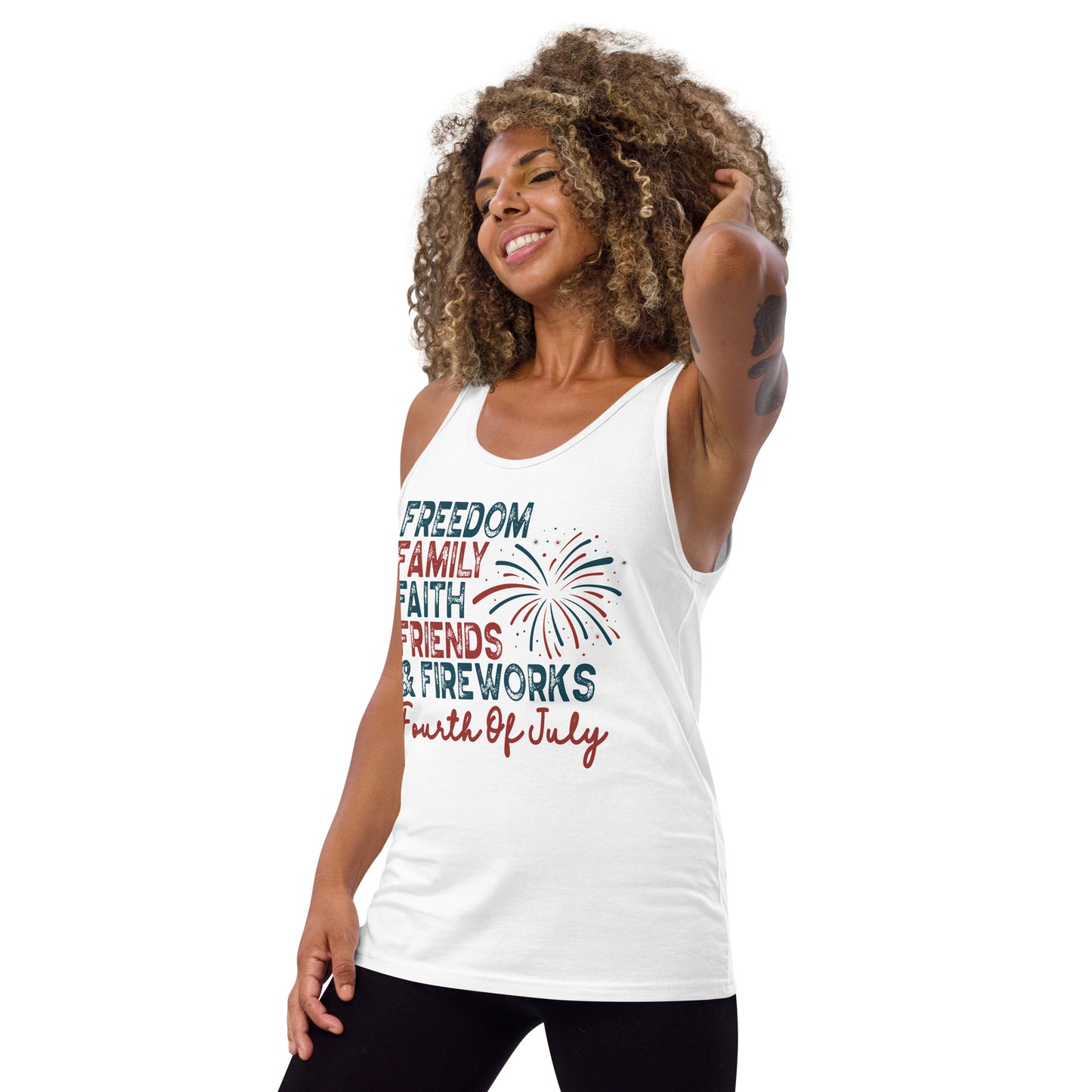 4th of July Unisex Tank Top