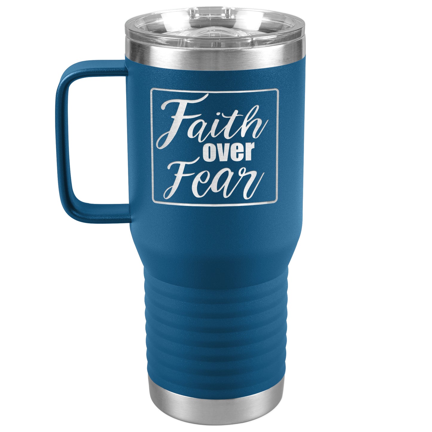 Faith over Fear Travel Mug