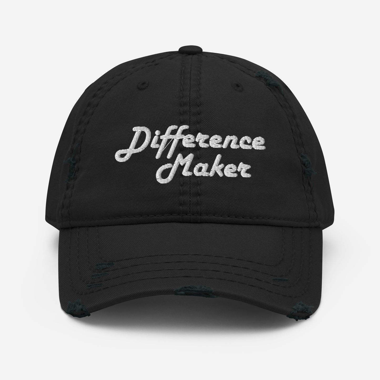 Distressed Difference Maker Hat