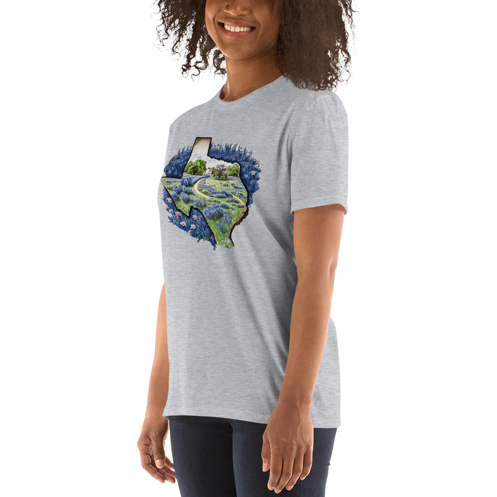 Texas Bluebonnets Short-Sleeve Unisex T-Shirt