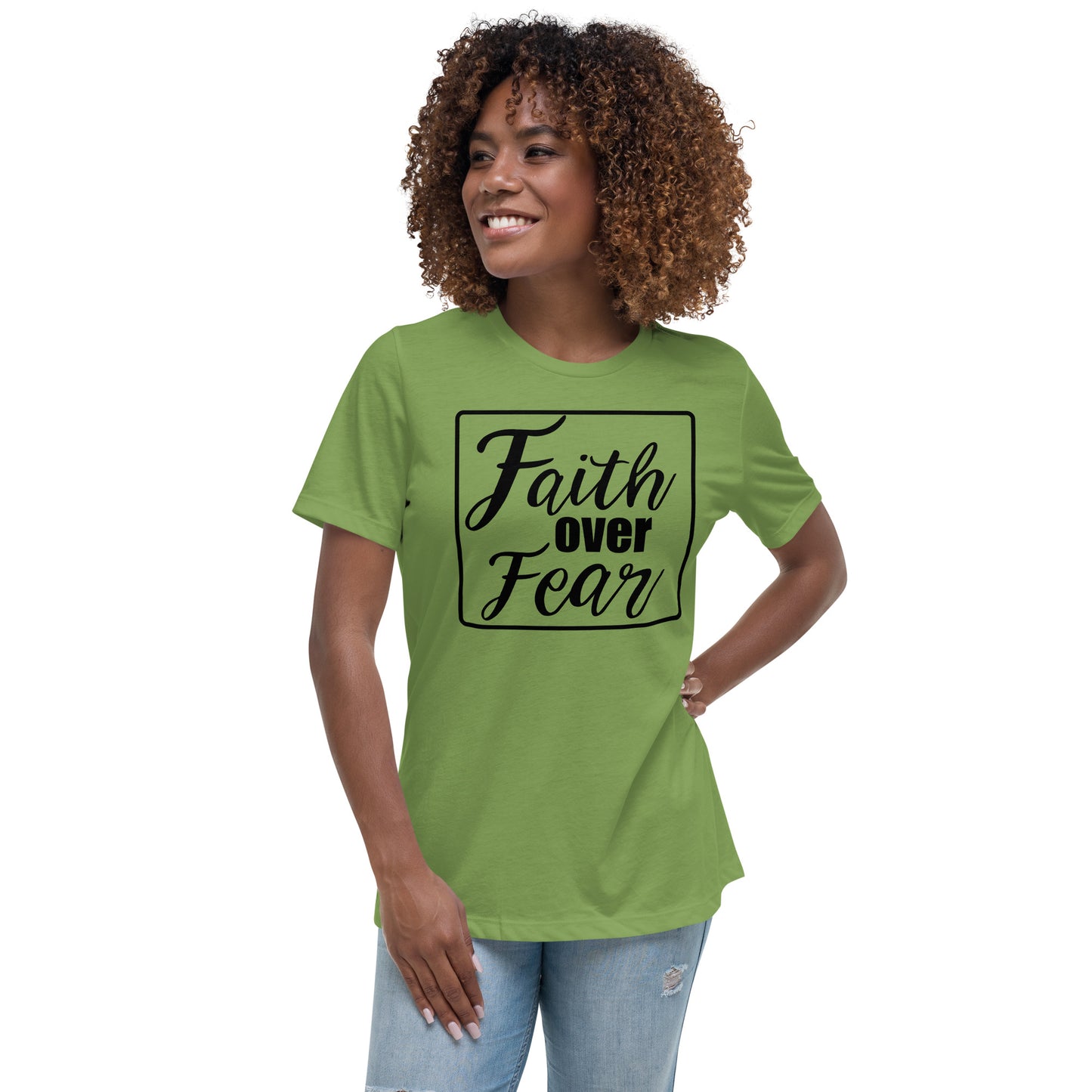 Faith over Fear Women's Relaxed T-Shirt